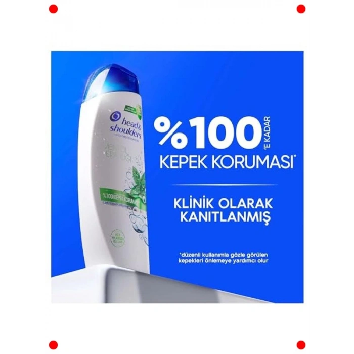 Mentollü Kepek Karşıtı Şampuan 330 ml