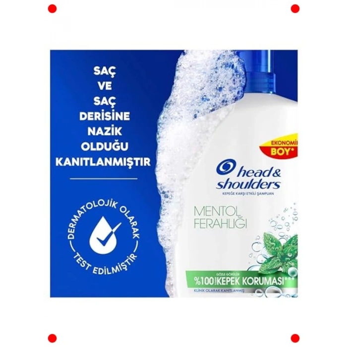 Mentollü Kepek Karşıtı Şampuan 800 ml