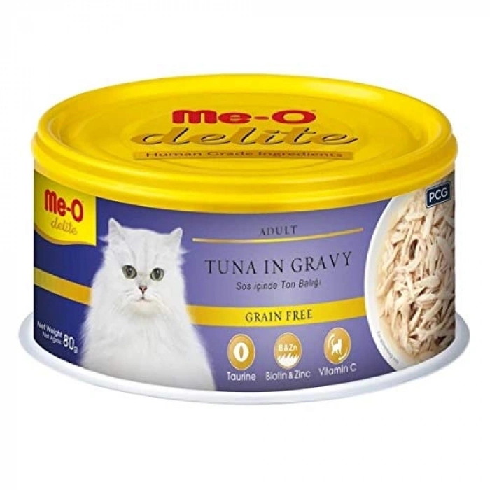 Meo Delite Kediler İçin Sos İçinde Ton Balığı 80 gr