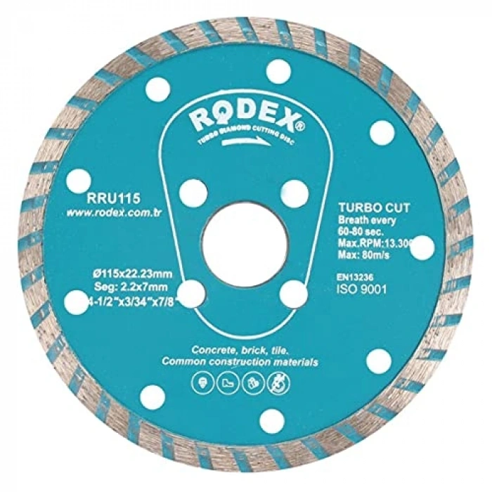 Mermer Ahşap Granit Kesme Flap Disk Seti, 4 Parça