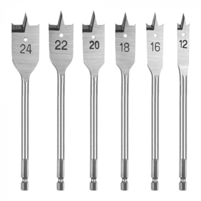 Meşem Yaprak Matkap Ucu Seti 6 Adet