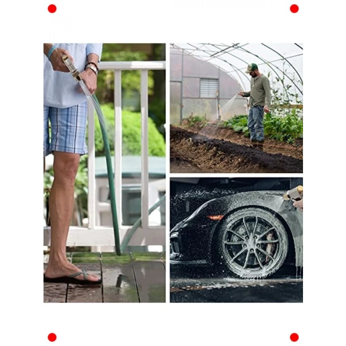 Metal Bahçe Püskürtme Tabancası - Yüksek Basınçlı El Duşu