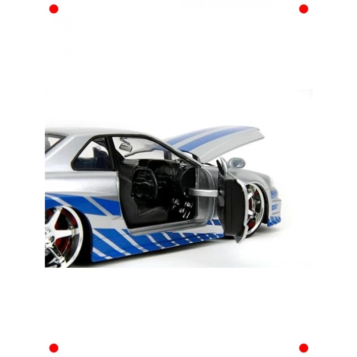 Metal Döküm Model Yarış Arabası - 1:24 Ölçek