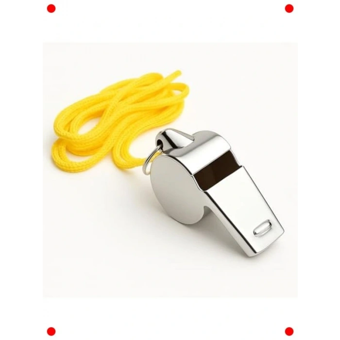 Metal Düdük - Çok Amaçlı (Askı İpli)