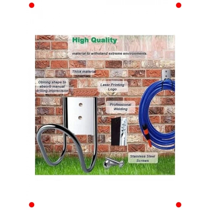 Metal Duvar Tipi Hortum Askı Aparatı