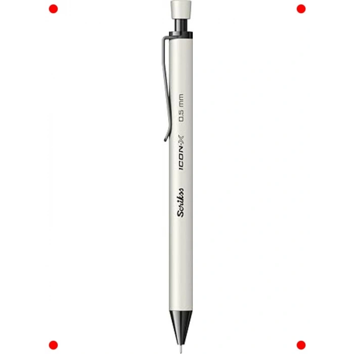 Metal Gövdeli 0.5 mm Versatil Kalem - Beyaz