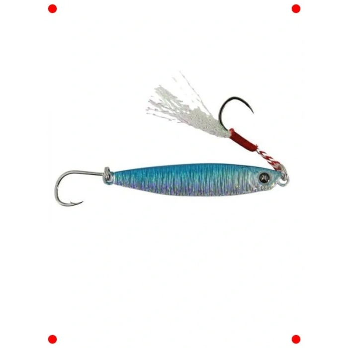 Metal Jig Yem 60 mm 20 Gr Mavi Sırt | Balık Avı