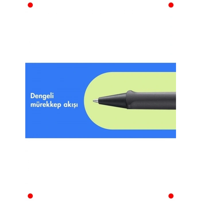 Metal Klipsli Roller Kalem, Kırmızı