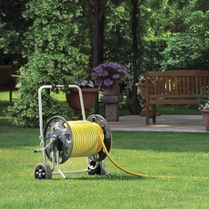 Metal Yapı Hortum Arabası, Dayanıklı ve Kullanışlı