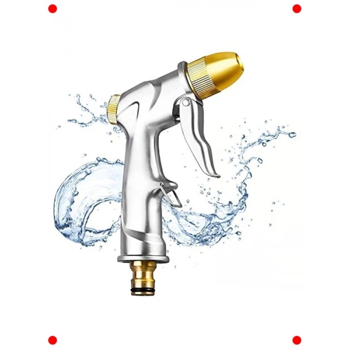 Metal Yüksek Basınçlı Bahçe Hortumu Püskürtücü