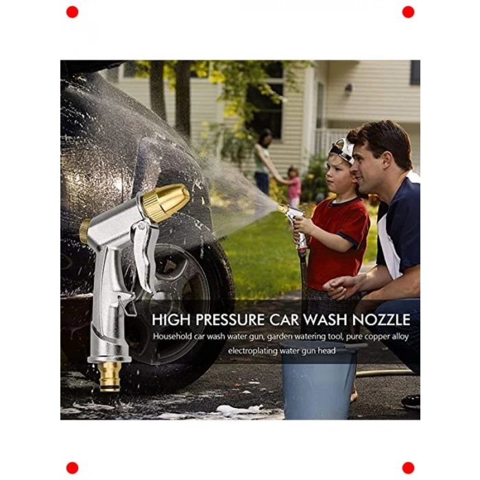 Metal Yüksek Basınçlı Bahçe Hortumu Püskürtücü