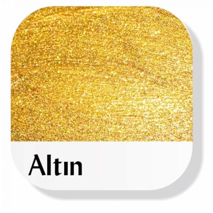 Metalik Altın Akrilik Boya, 50 ml