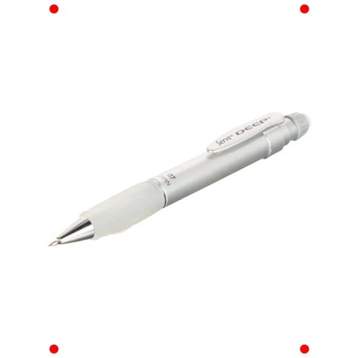 Metalik Gri Mekanik Kurşun Kalem 0.7mm