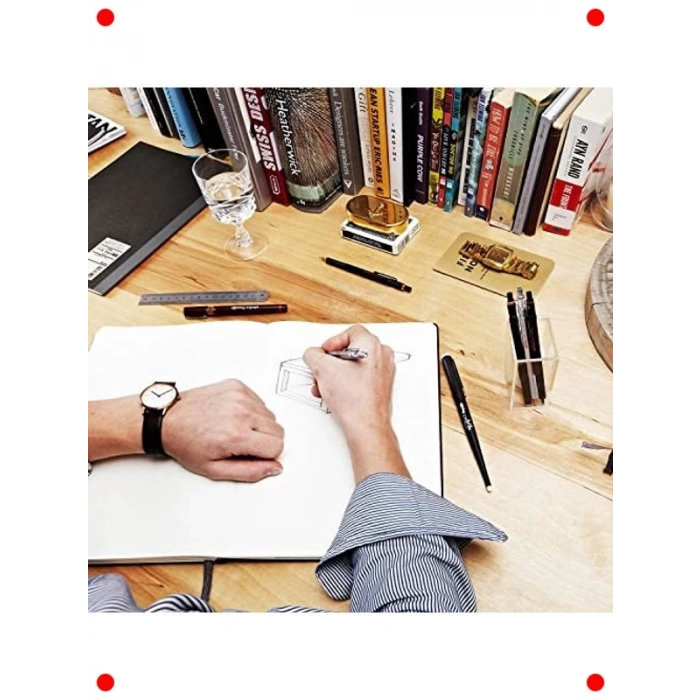 Metalik Koyu Yeşil İnce Uçlu Kalem 0.5 mm