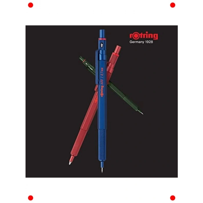 Metalik Mavi İnce Uçlu Mekanik Kalem 0.5 mm