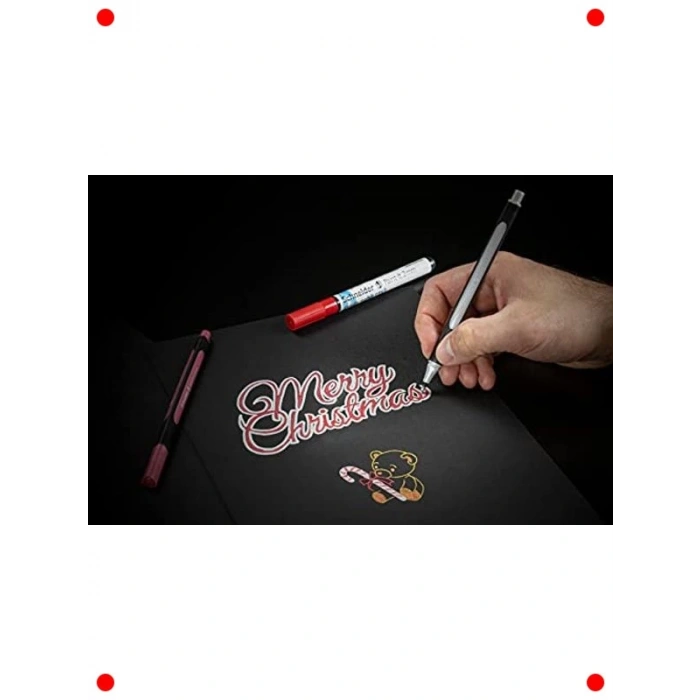 Metalik Mürekkepli Çizim Kalemi Seti (10 Adet)