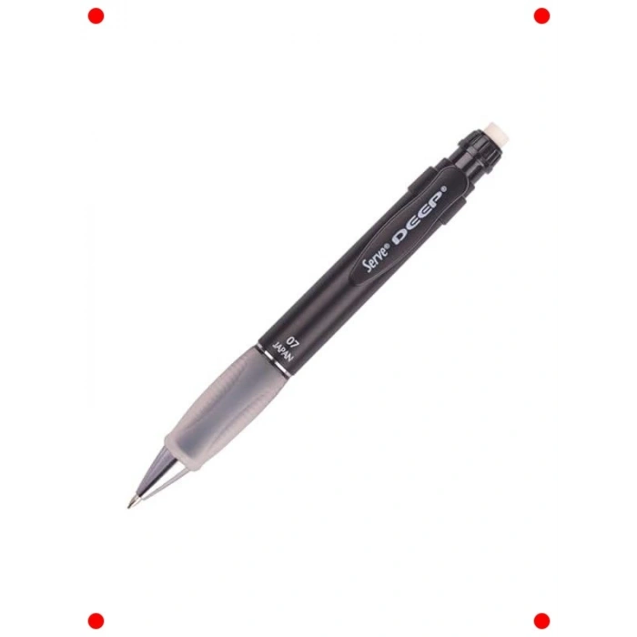 Metalik Siyah Mekanik Kurşun Kalem 0.7 mm