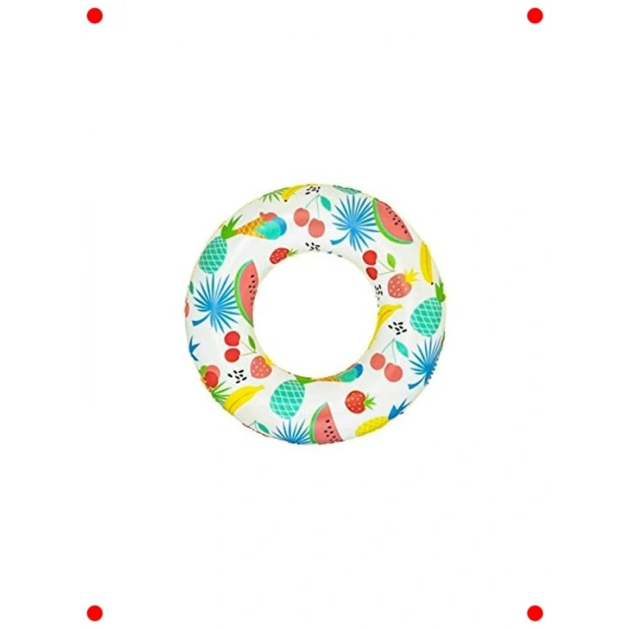 Meyve Desenli Çocuk Yüzme Simidi - 61 cm Çap