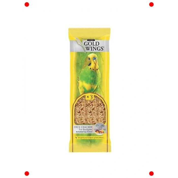 Meyveli Muhabbet Kuşu Krakeri, 3lü Paket