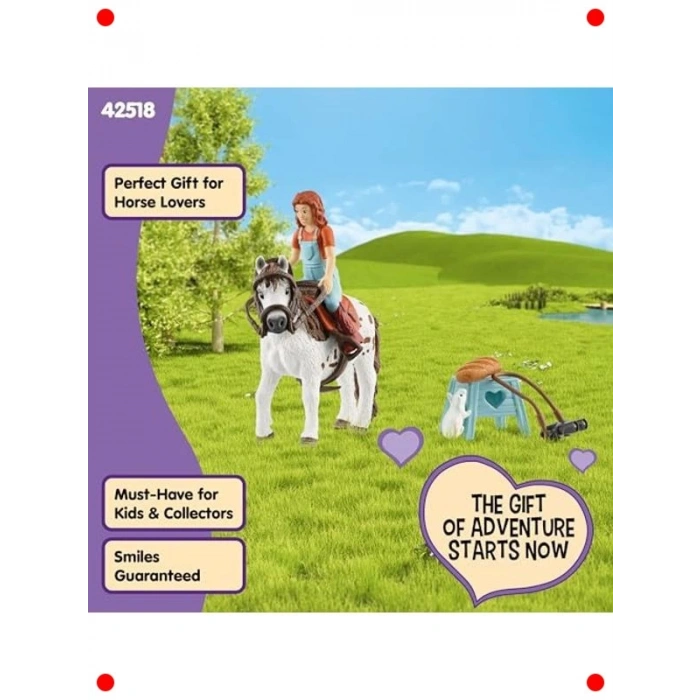 Mia ve Spotty Figür Seti - Gerçekçi Hayvan Oyuncağı