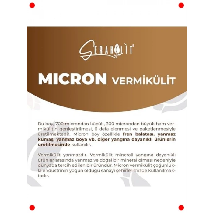 Micron Vermikülit (10 Litre)