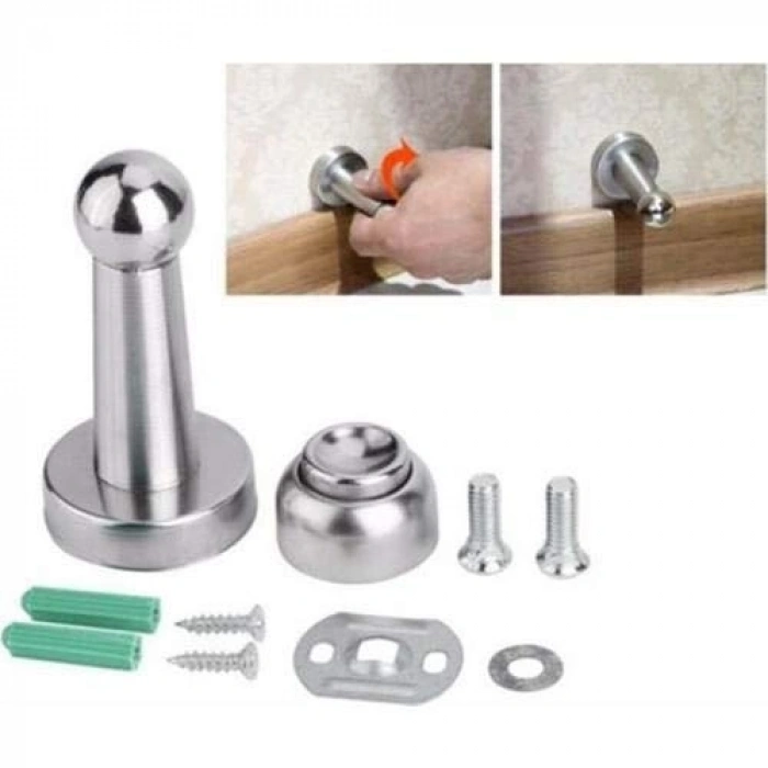 Mıknatıslı Kapı Stoperi, 8 cm, 5 Adet, Kullanımı Kolay