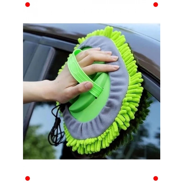 Mikrofiber Uzun Saplı Araç Temizleme Fırçası Seti