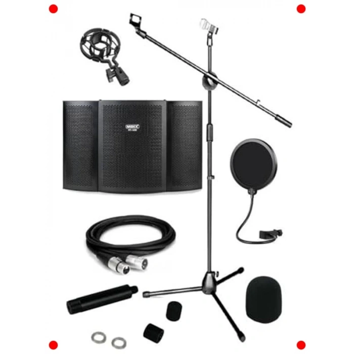 Mikrofon Ses Yalıtım ve Aksesuar Seti