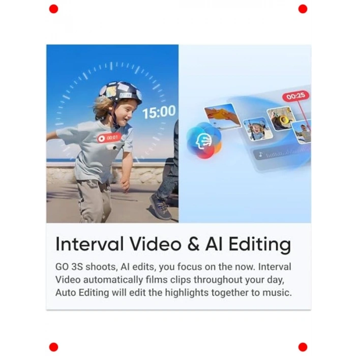 Mini Aksiyon Kamera 128GB - Beyaz