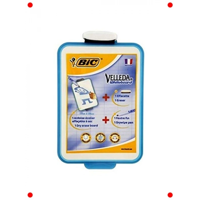 Mini Beyaz Tahta Seti - Kalem ve Silgi Dahil