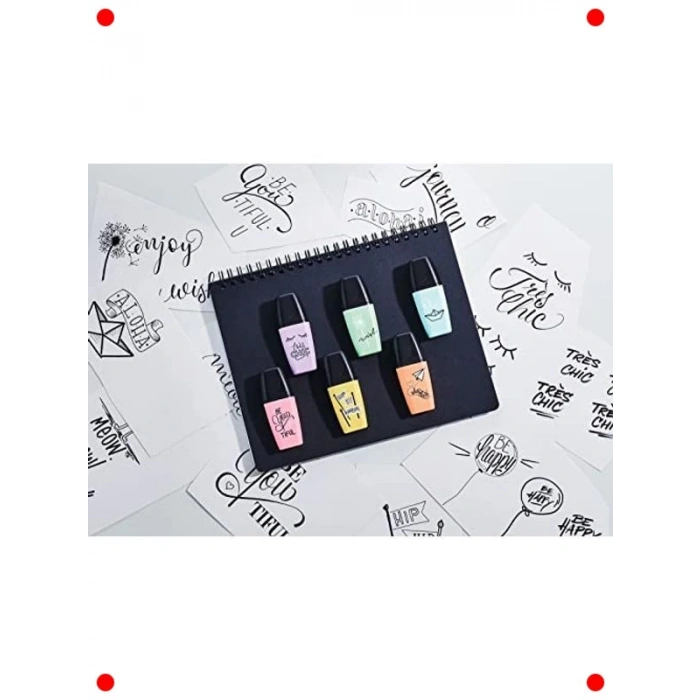 Mini Pastel Vurgulayıcı Kalem - Turuncu