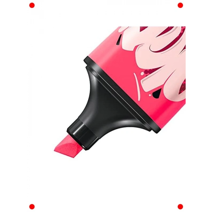 Mini Pembe Fosforlu Kalem