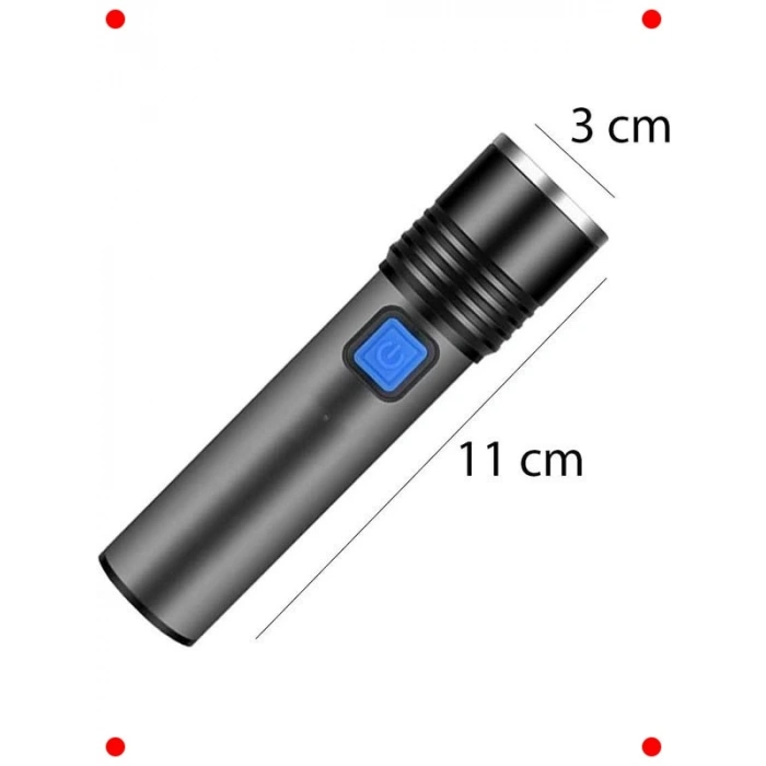 Mini Profesyonel Ultra Güçlü LED El Feneri