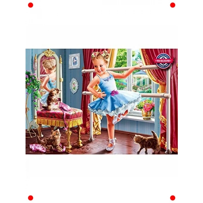 Minik Balerin Temalı Çocuk Bulmacası 260 Parça