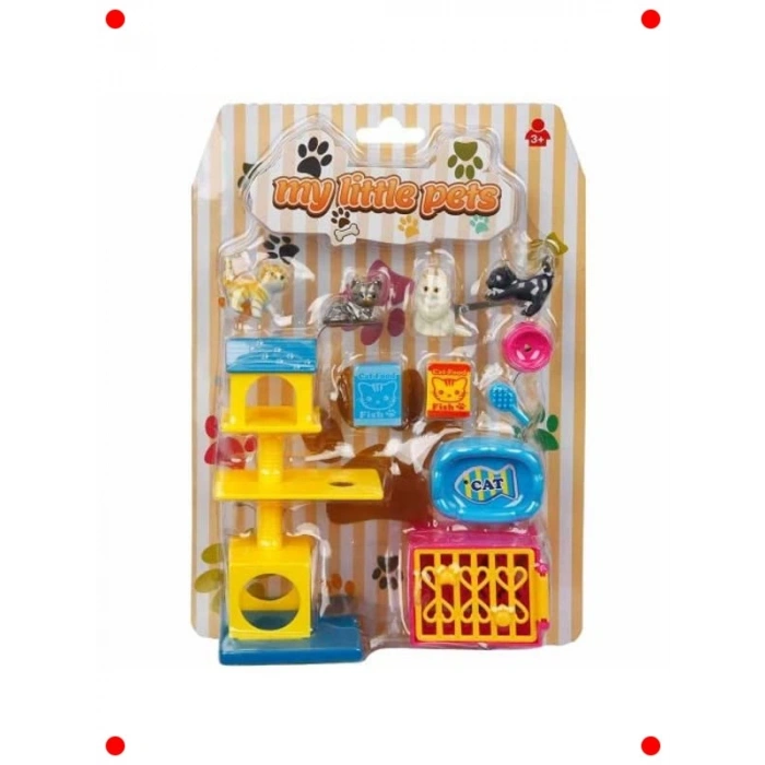 Minik Hayvan Figürlü Oyun Seti