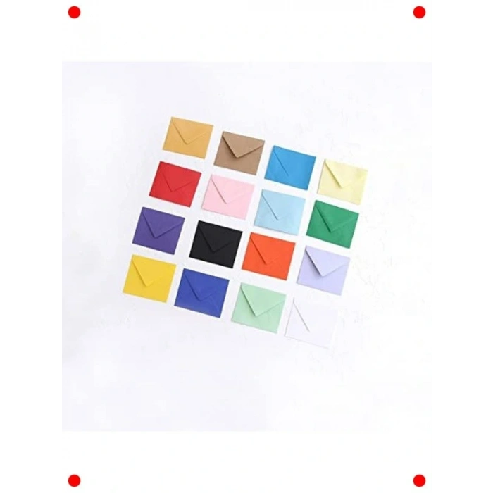 Minik Hediye Zarfı (25 Adet, Su Yeşili)