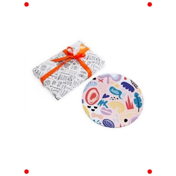 Minimal Renkli Yuvarlak Mouse Pad - Fare Altlığı