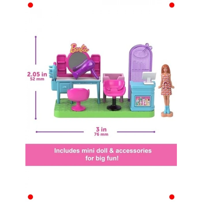 Minyatür Kuaför Salonu Oyun Seti