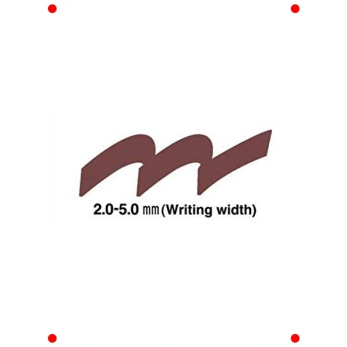 Mobilya Rötuş Markörü, Kesik Uç (2,0-5,0 mm), Huş Rengi