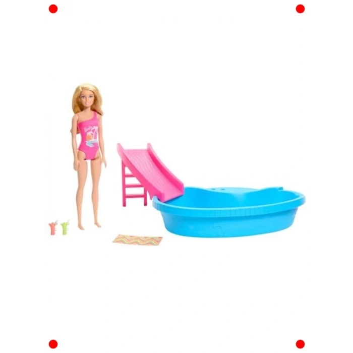 Moda Bebek Figürü ve Eğlenceli Havuz Seti