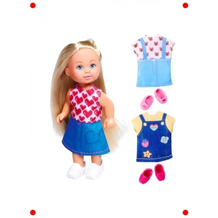 Moda Bebek Seti: Kot Elbise ve Aksesuarlar