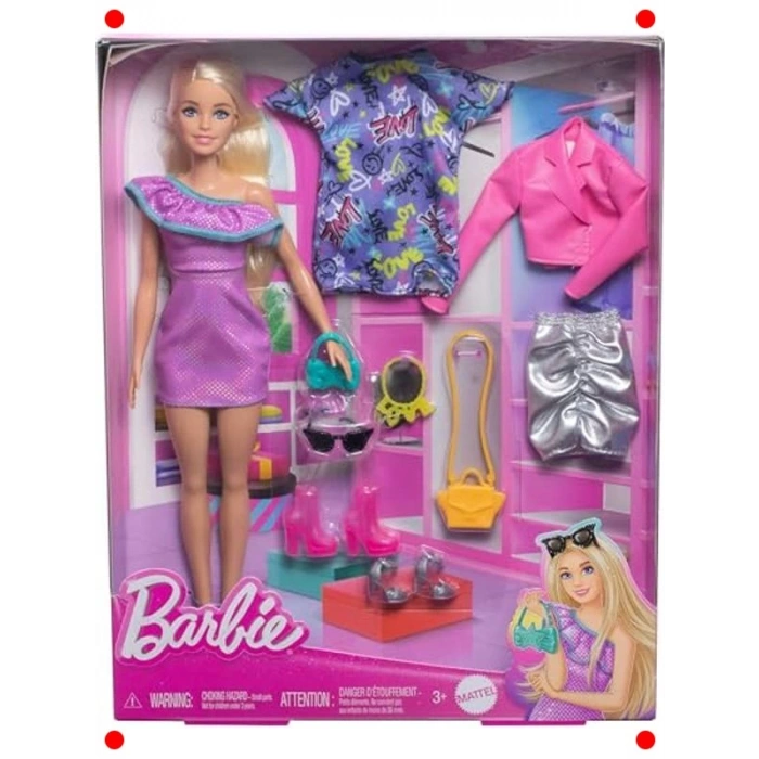 Moda Bebek ve 3 Farklı Kıyafet Kombini Seti