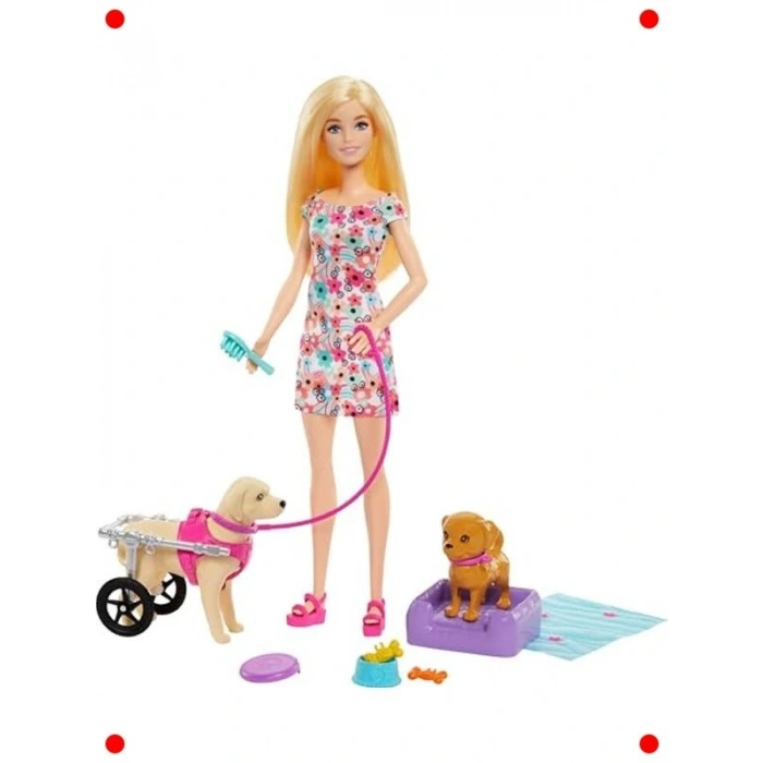 Moda Bebek ve Köpekleri Oyun Seti (10+ Parça)