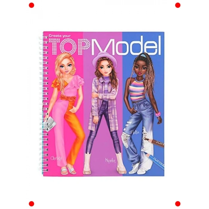 Moda Tasarım Eskiz Kitabı ve Boyama Seti