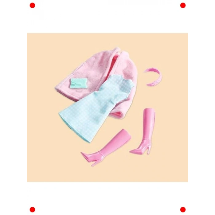 Moda Tasarımcı Bebek Seti - Elbise ve Aksesuarlar