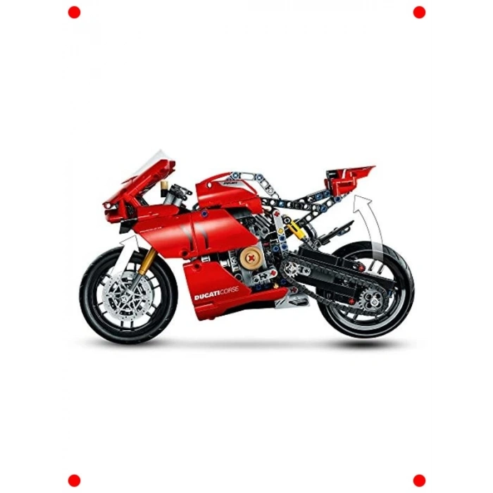 Model Motosiklet Yapım Seti - İleri Seviye (646 Parça)