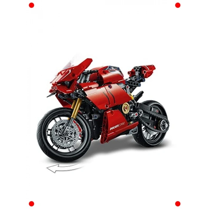 Model Motosiklet Yapım Seti - İleri Seviye (646 Parça)