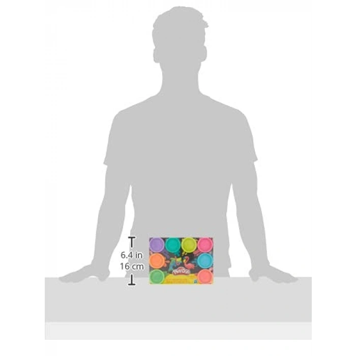 Modelleme Bileşi 8li Paket, Eğlenceli Oyun Hamuru