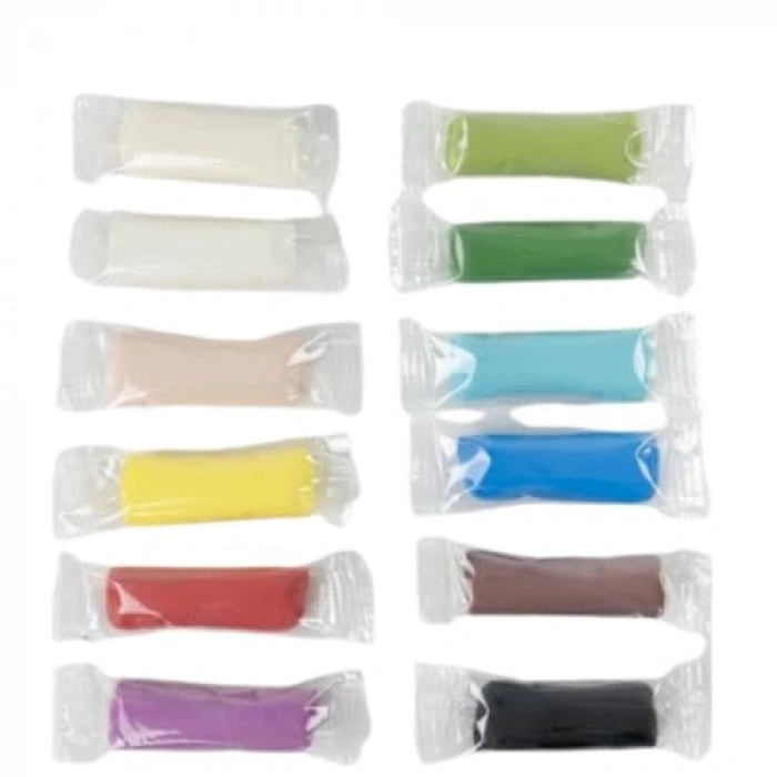 Modelleme Hamuru Seti, 25gr x 12 Renk, El Sanatları