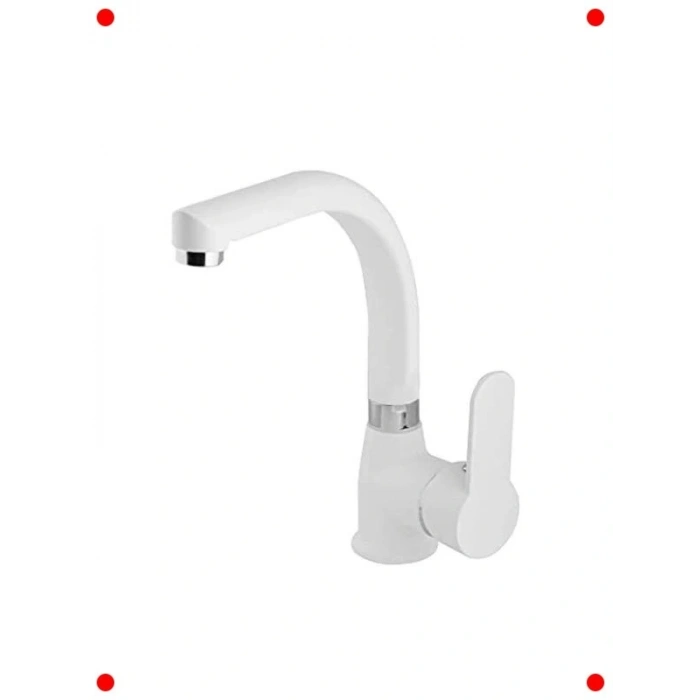 Modern Beyaz Tek Kollu Lavabo sı